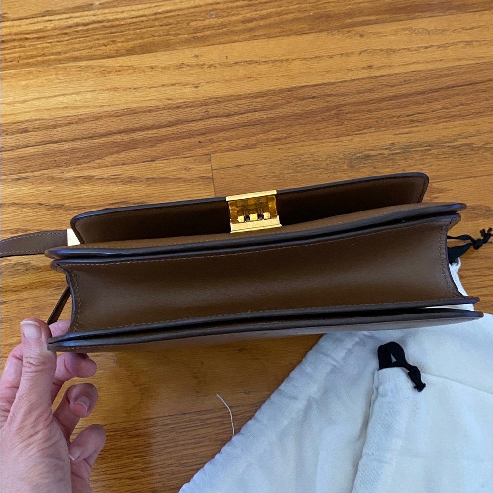 Celine Brown Box Calf Box Bag with Gold Hardware - Picture 6 of 12